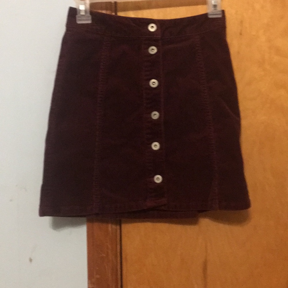 Arizona jean skirt velvet